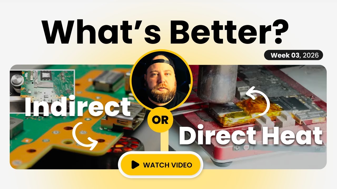 Direct vs Indirect Heat: Microsoldering the Right Way