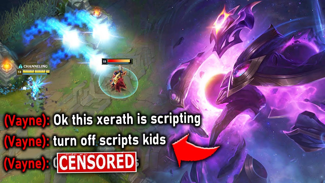 VAYNE HAS A MENTAL BREAKDOWN AND CALLS ME A SCRIPTER! (THIS IS A MUST SEE)