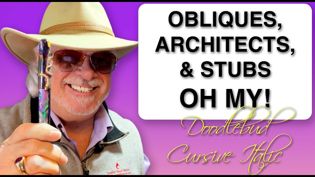 Obliques and Architects and Stubs OH MY Doodlebud Cursive Italic Fuliwen 017