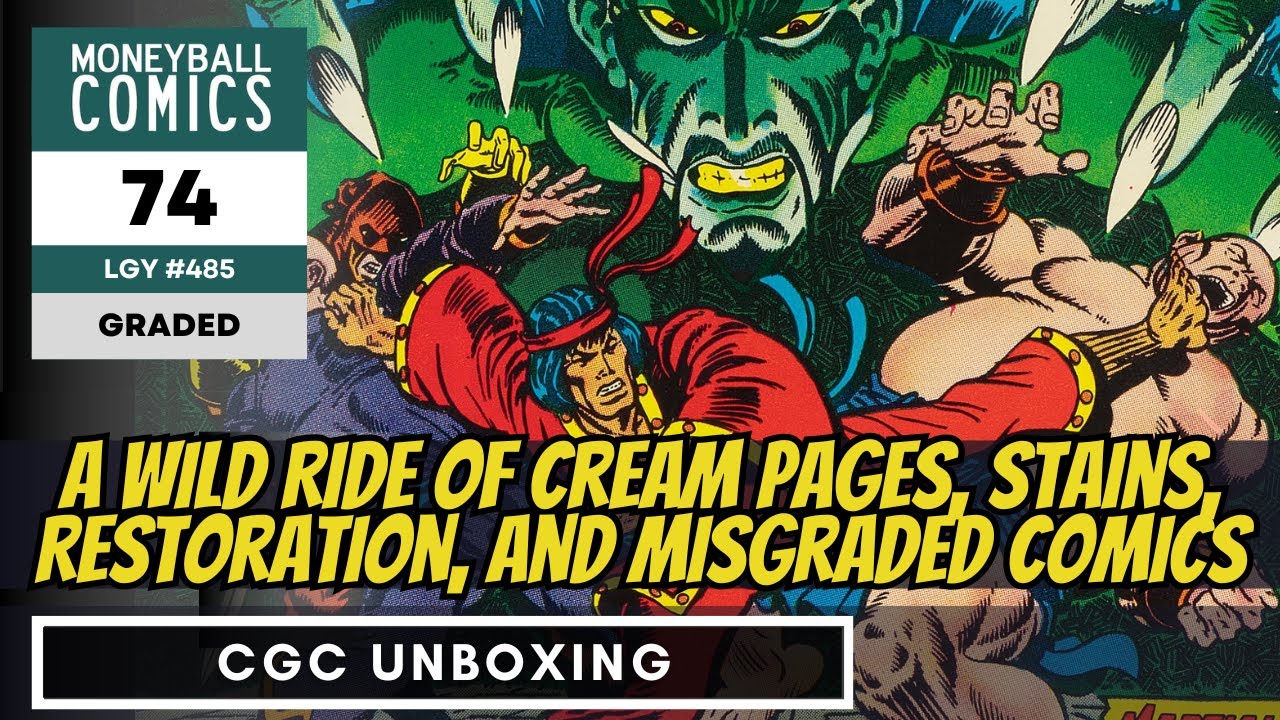 A Wild Ride of Cream Pages, Stains, Restoration, and Misgraded Comics | CGC Unboxing