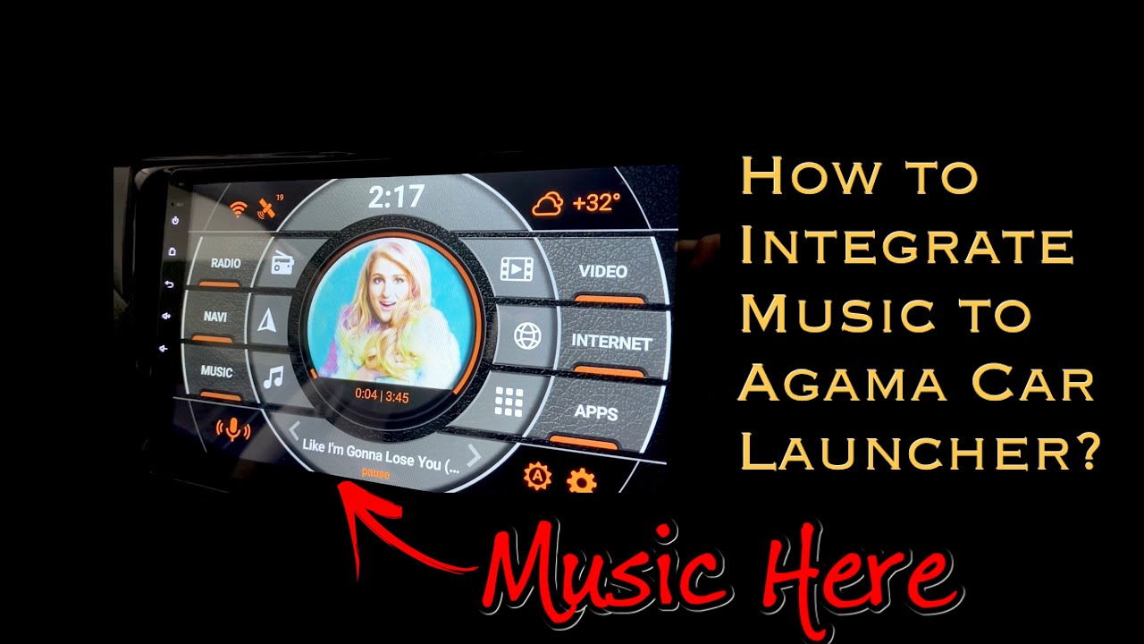 Integrate Music in Agama Car Launcher