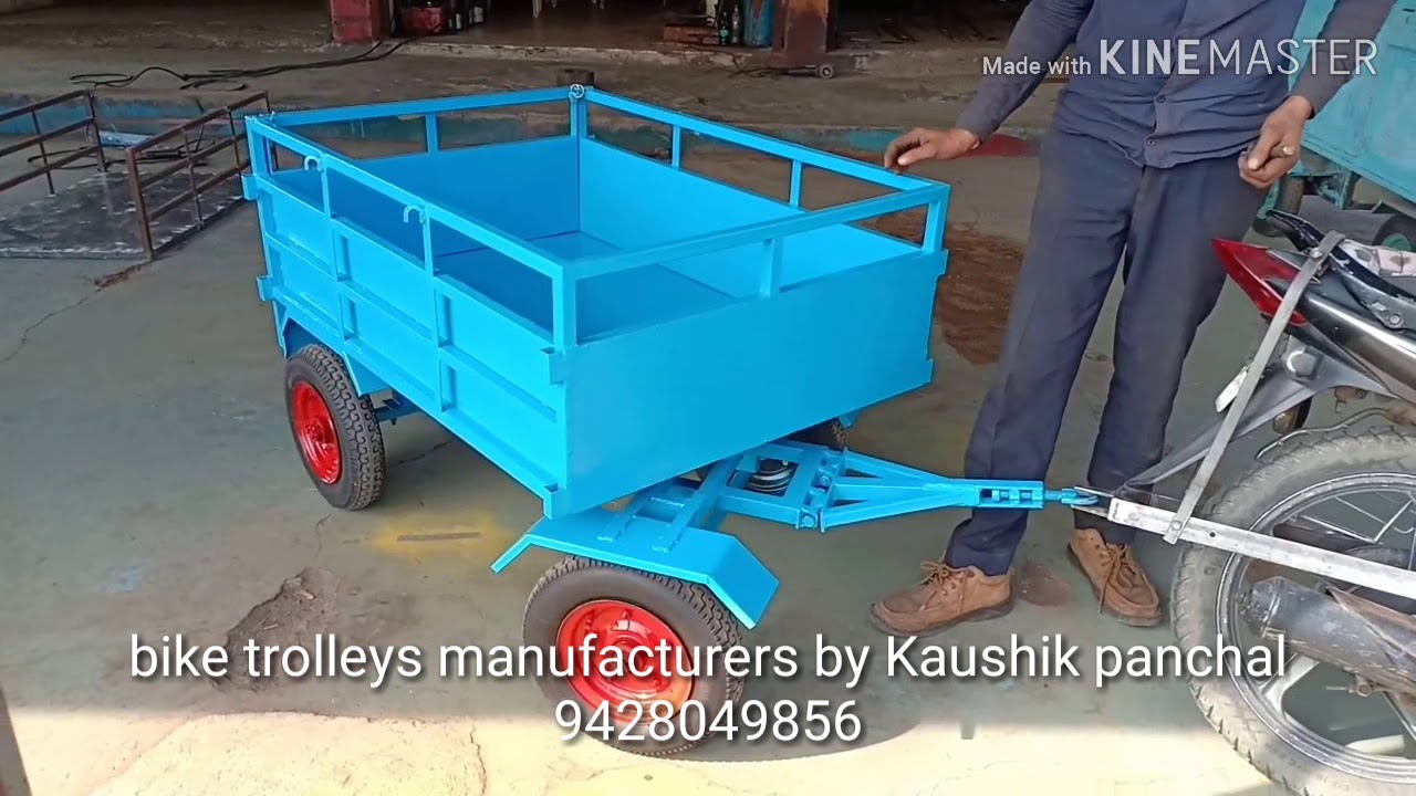 Bike trailer delivery to sangareddy , telangana Mfrs by kaushik panchal Gujarat vijapur 9428049856