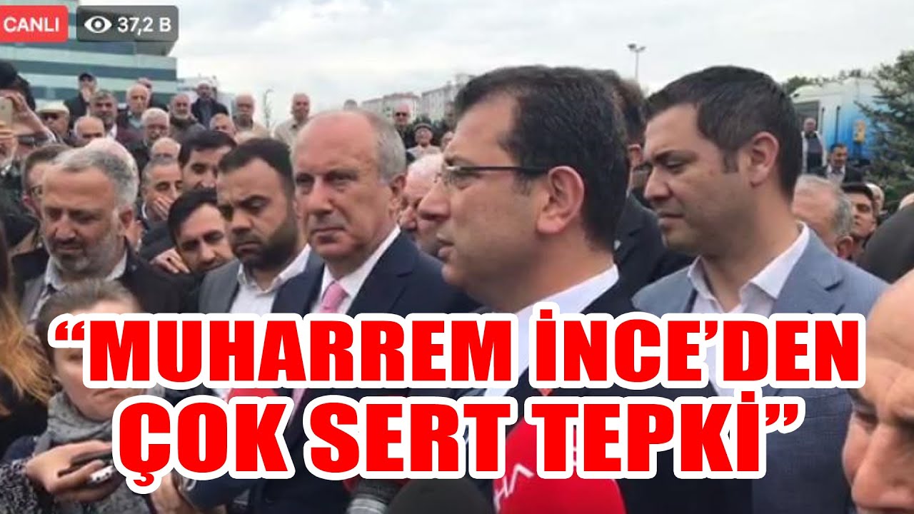 Muharrem İnce'den Ekrem İmamoğlu çağrısı!
