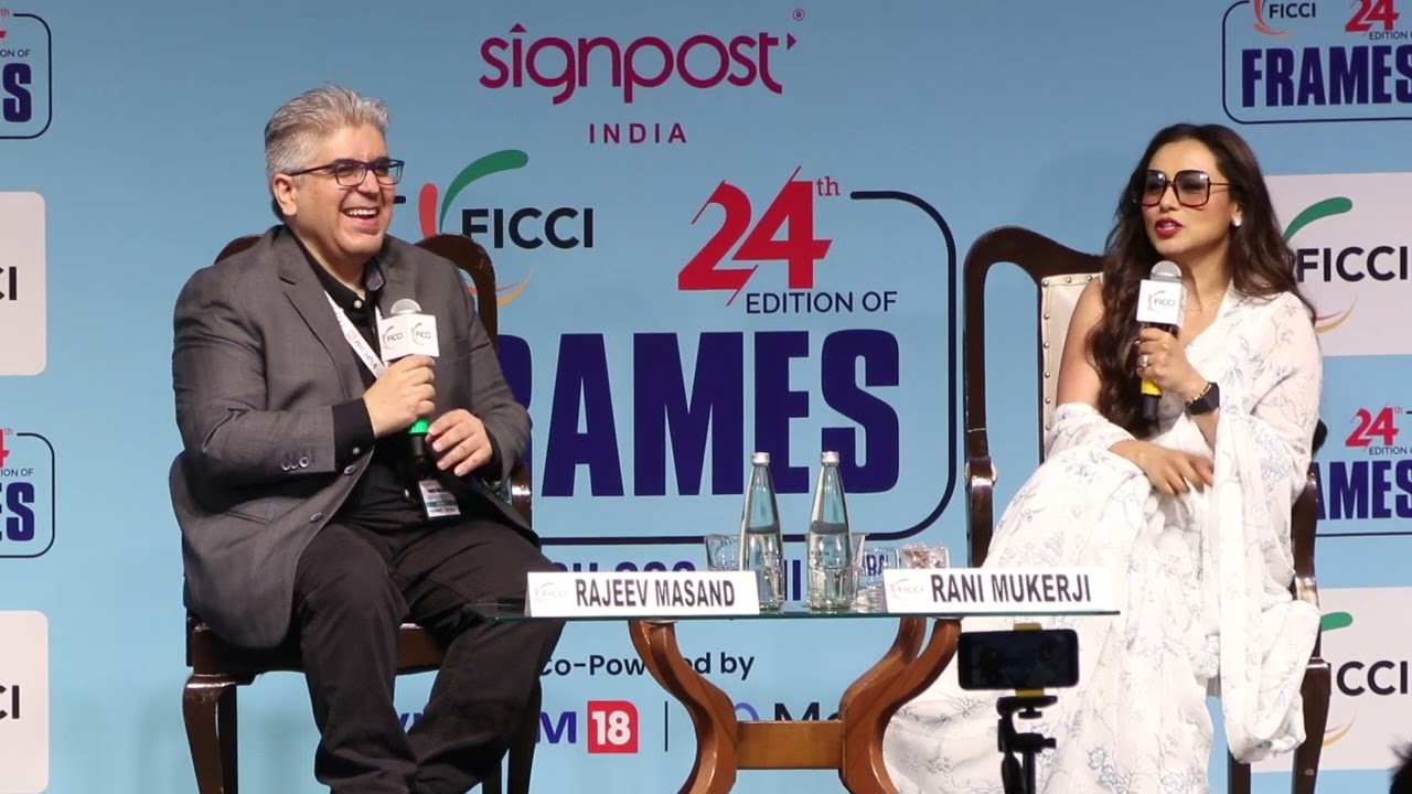 Rani Mukherjee exclusive interview  at Ficci frames from 5th to 7th March at the Western Powai Lake