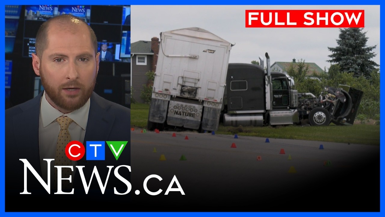 Полицейский стажер погиб в ДТП в Эйлмере | CTV News London в 23:00, вт, 7 июля 2026 г.