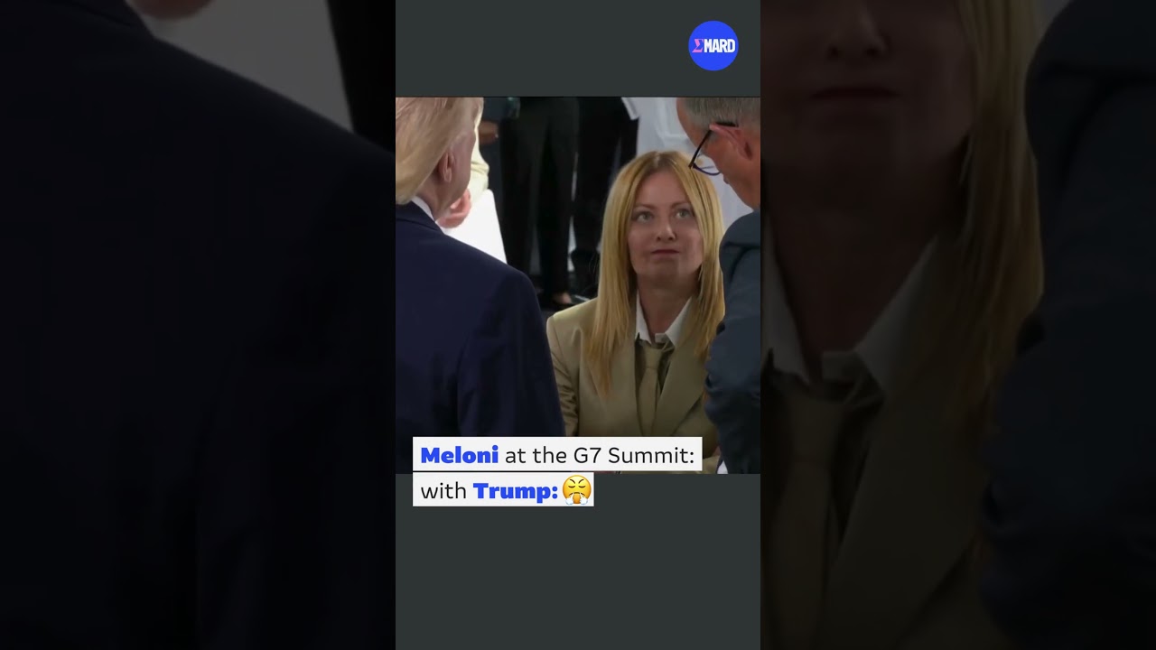 Реакция Мелони на Трампа и Моди | Саммит G7 на Женевском озере, Франция