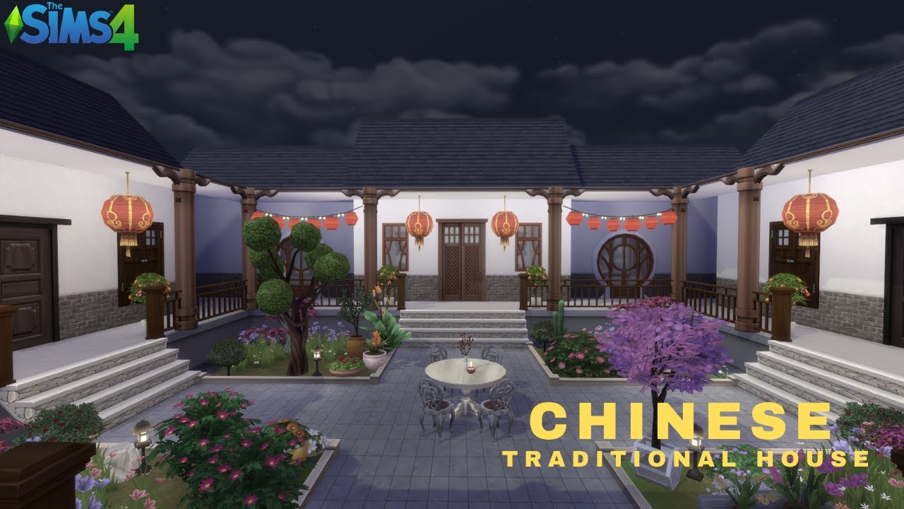 The Sims 4 | Chinese Traditional House | Stop Motion Build