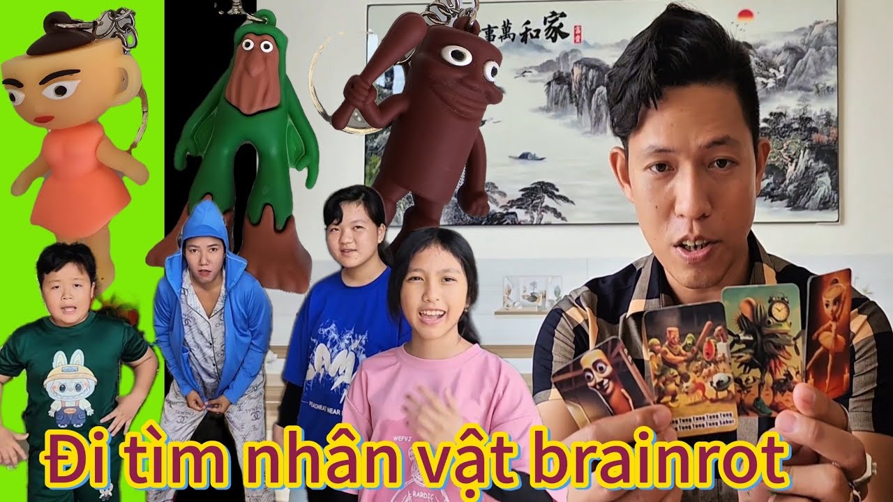 Thử thách truy tìm tung tung sahur và những nhân vật brainrot