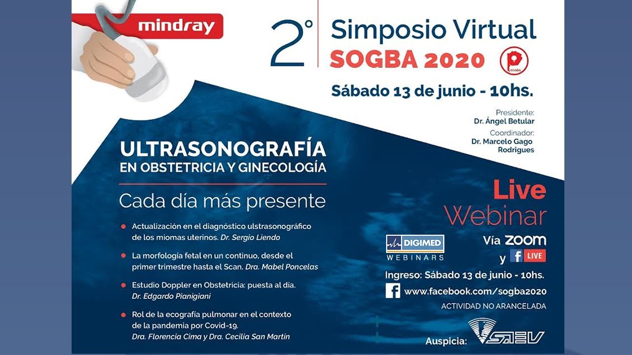 [Webinar Mindray] Ultrasonografía en Obstétrica y Ginecología