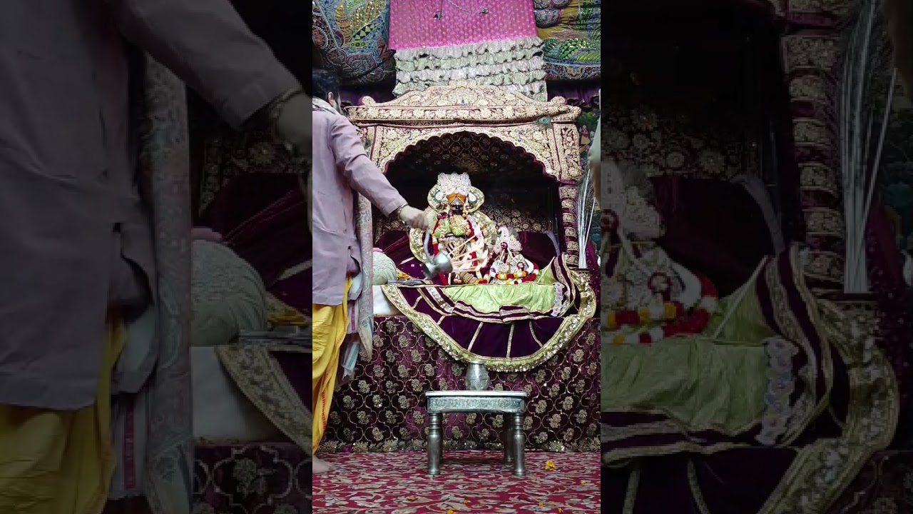 Live - Radha Vallabh Lal ji ki Mangal Aarti🦚🌺🏵️