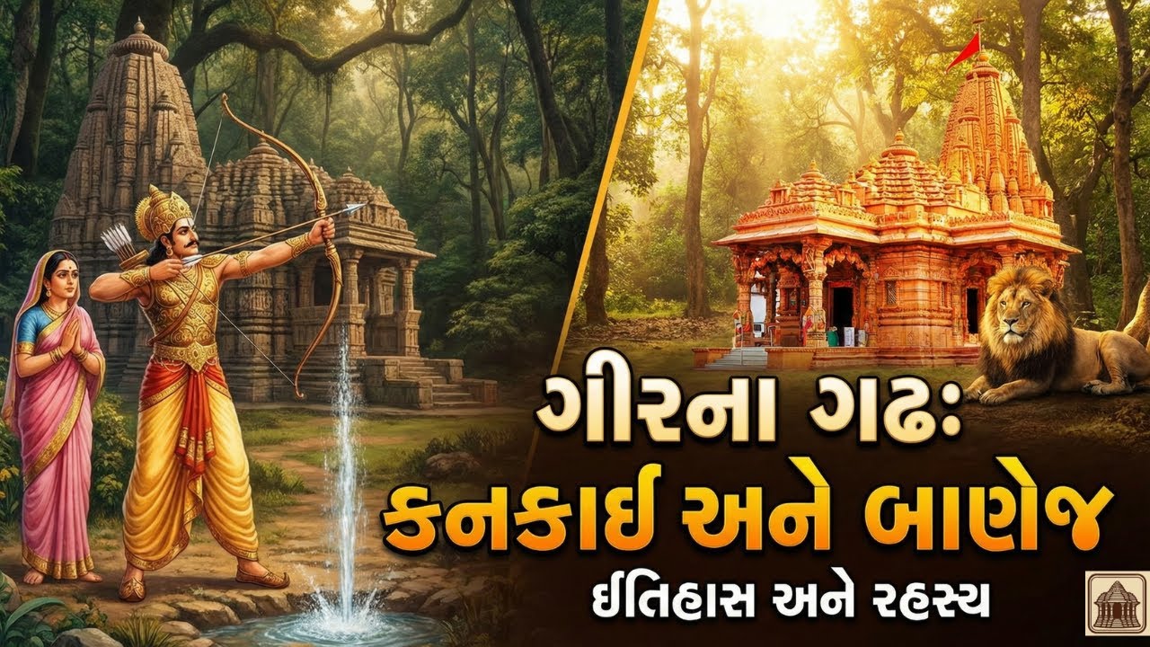 ગીરના જંગલનું રહસ્ય: સિંહોની વચ્ચે બિરાજતા કનકાઈ માતા અને બાણેશ્વર મહાદેવ