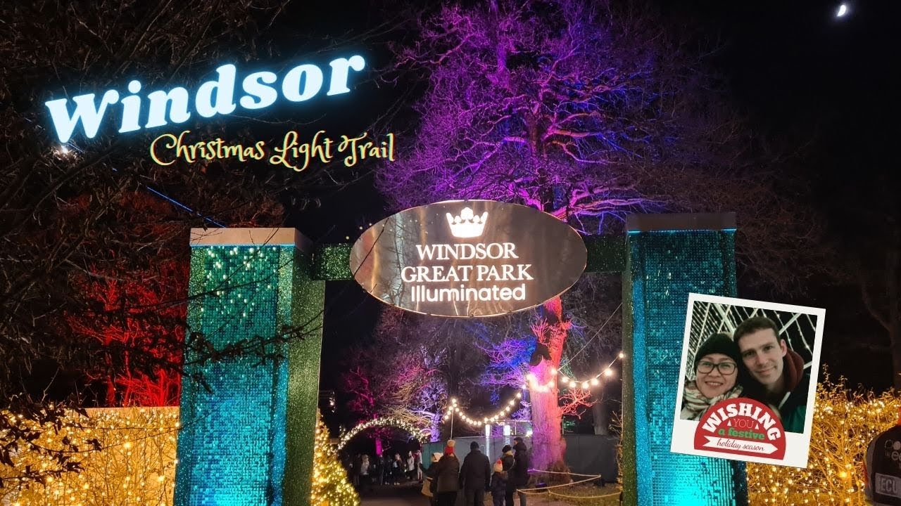 WINDSOR Great Park Illuminated 2021 || CHRISTMAS Light Trail