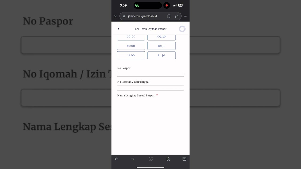 Cara bikin janji temu di KJRI Jeddah Saudi Arabia
