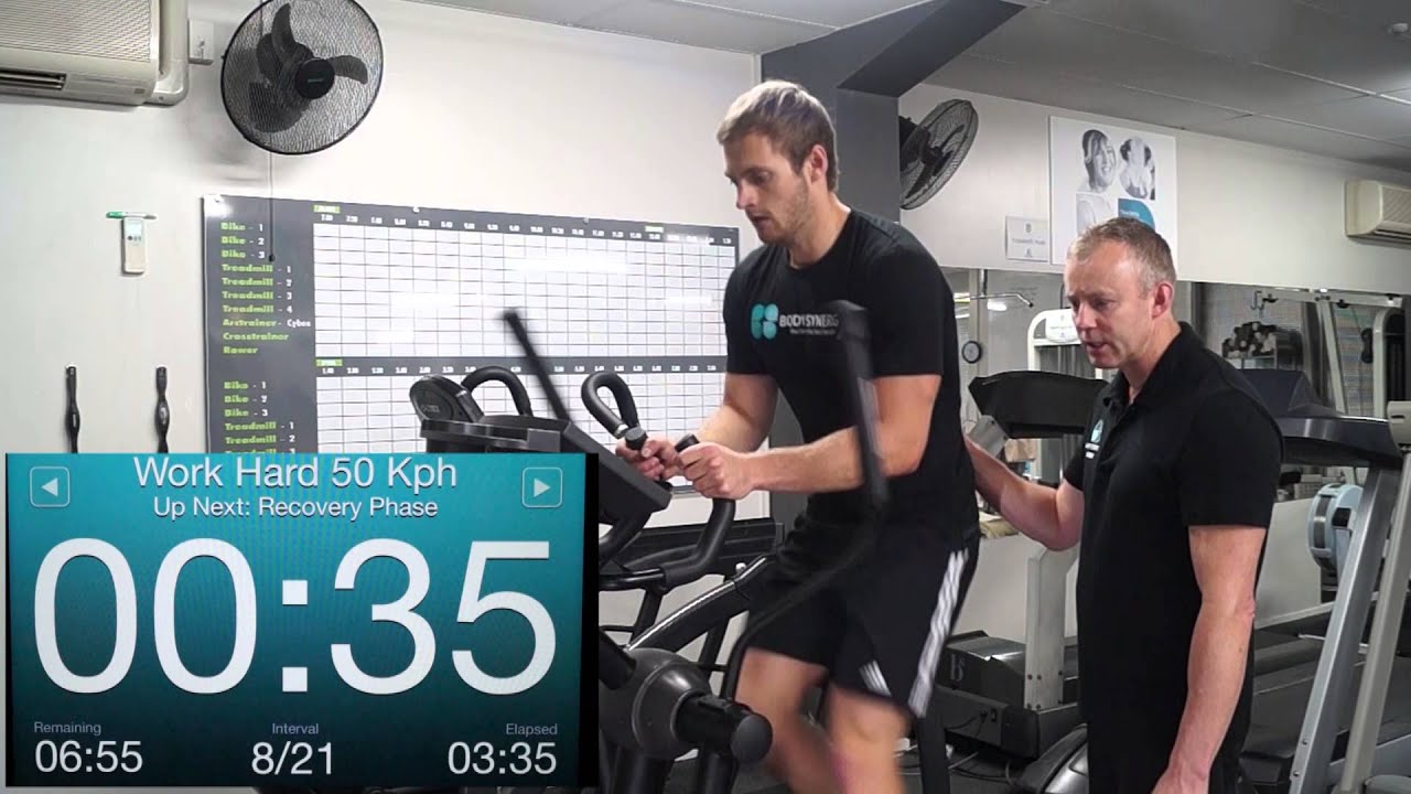 Cross trainer Interval Training
