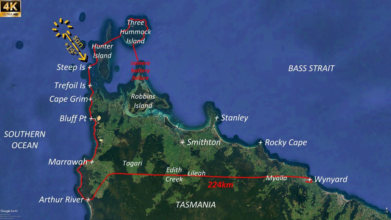 Wandering Foxbat 4K - Wynyard-Arthur River-Cape Grim-NW Islands