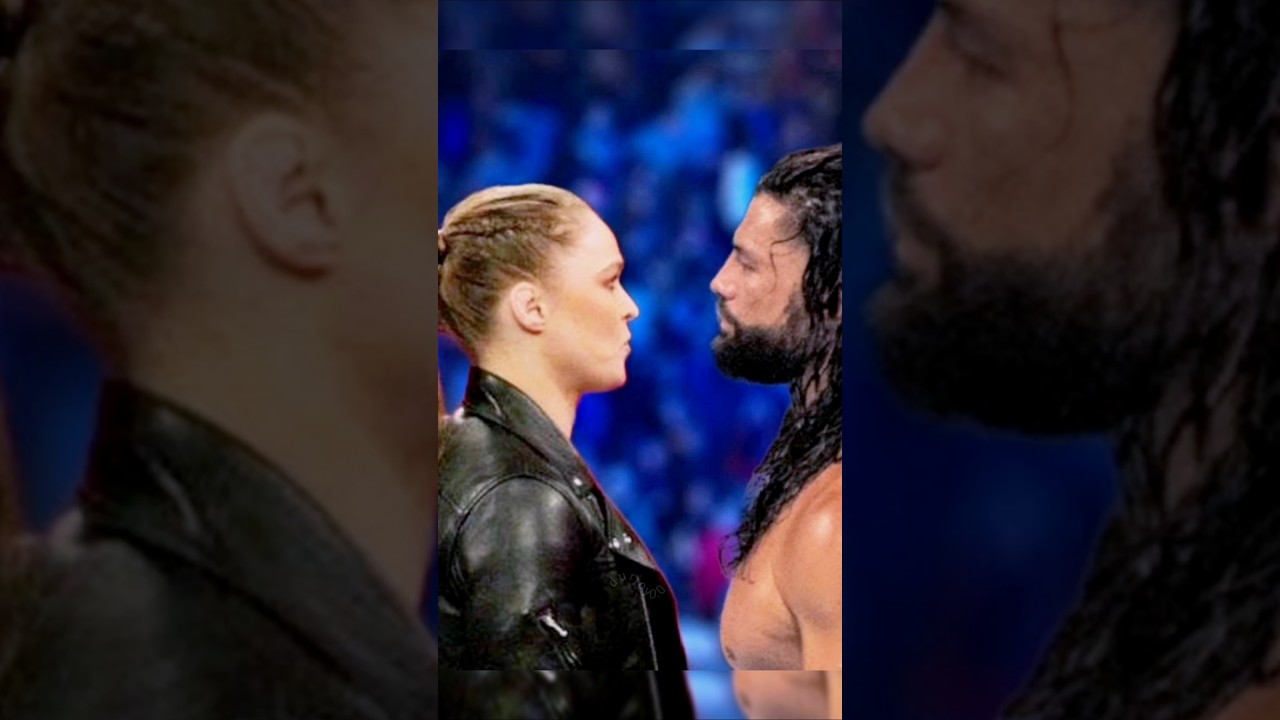 Romantic seen Roman Reigns love status❤💘💘💘with Ronda Rousey #lovestatus#romanreinge#ronda #love #wwe