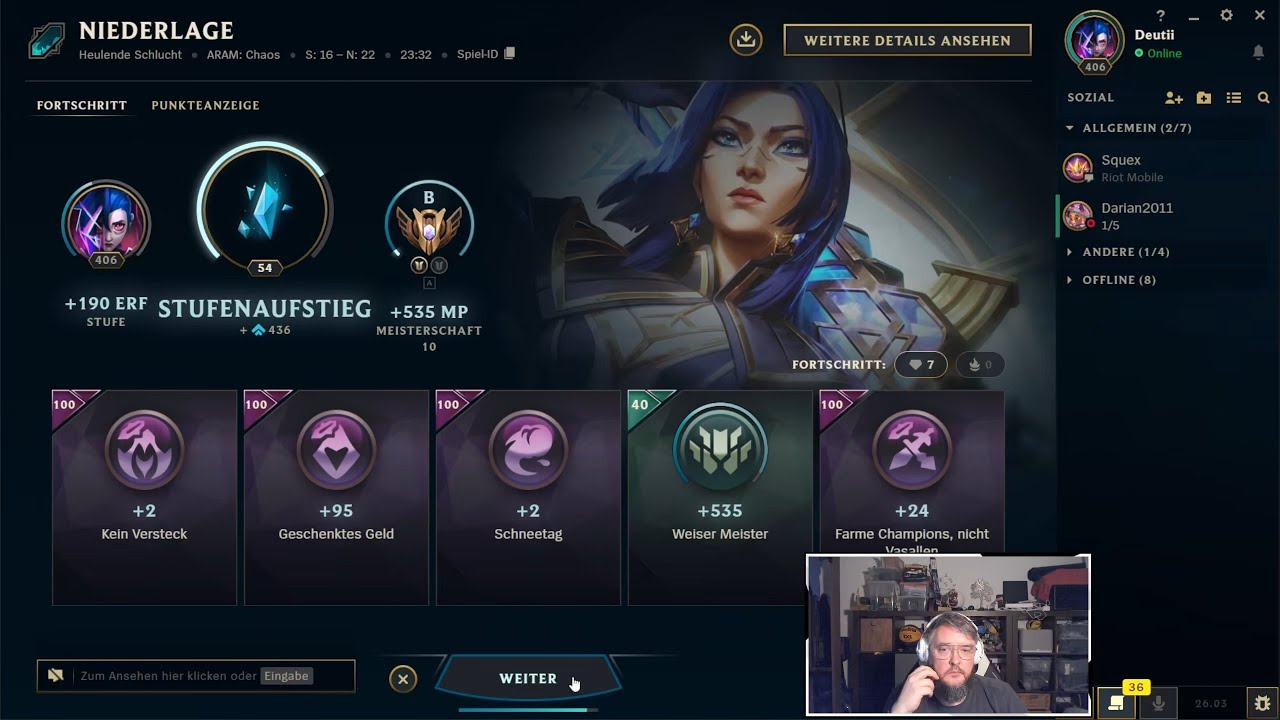 League of Legends | ARAM: CHAOS | Caitlyn | B | 06.02.2026 | 11