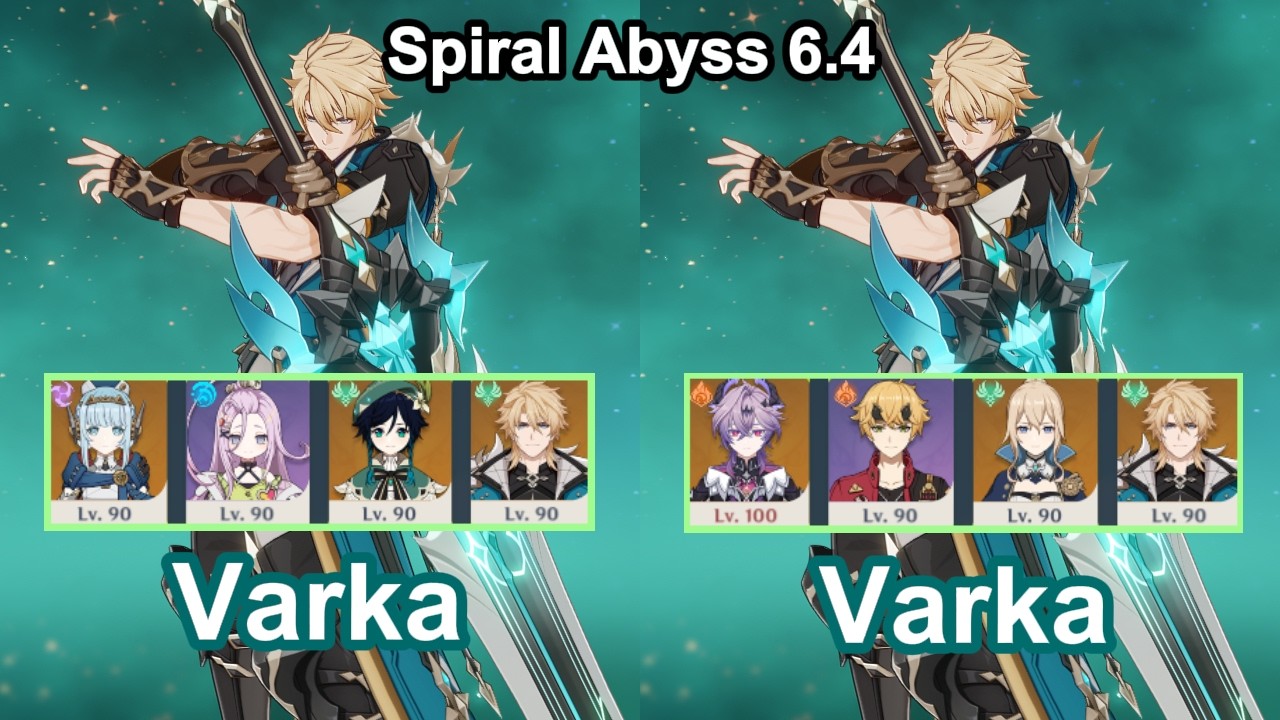 C0 Varka on Both Sides | Spiral Abyss 6.4 | Genshin Impact