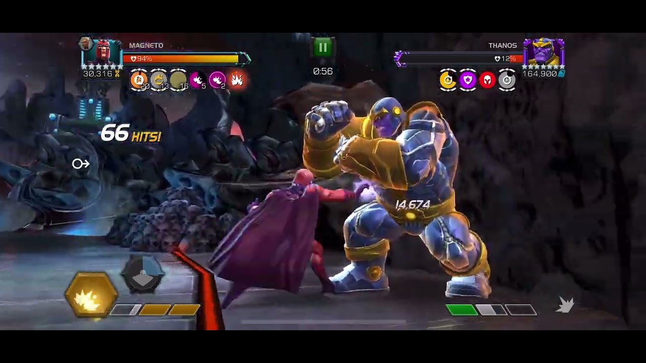 Mcoc raids mags vs thanos hitting the 12% damage cap