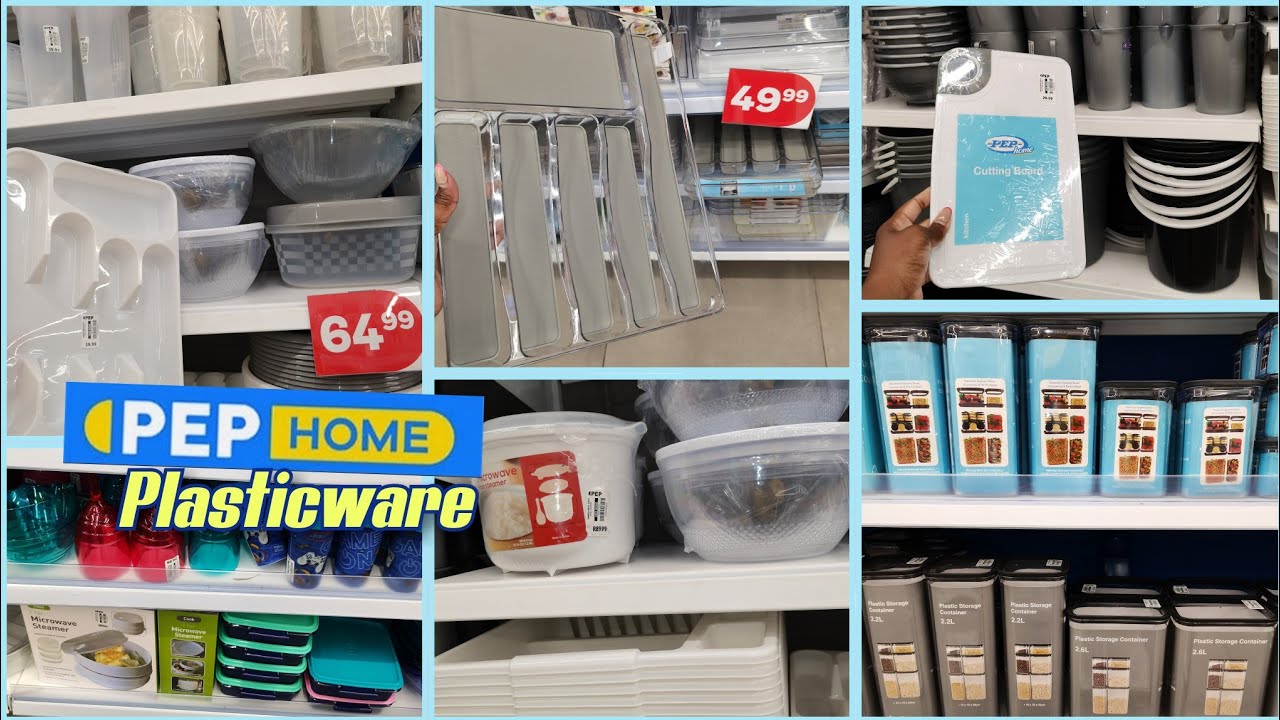 Pep Home || Plasticware || Cutlery Tray || Canisters || Cups || Water Bottles || Bowls || Egg Tray