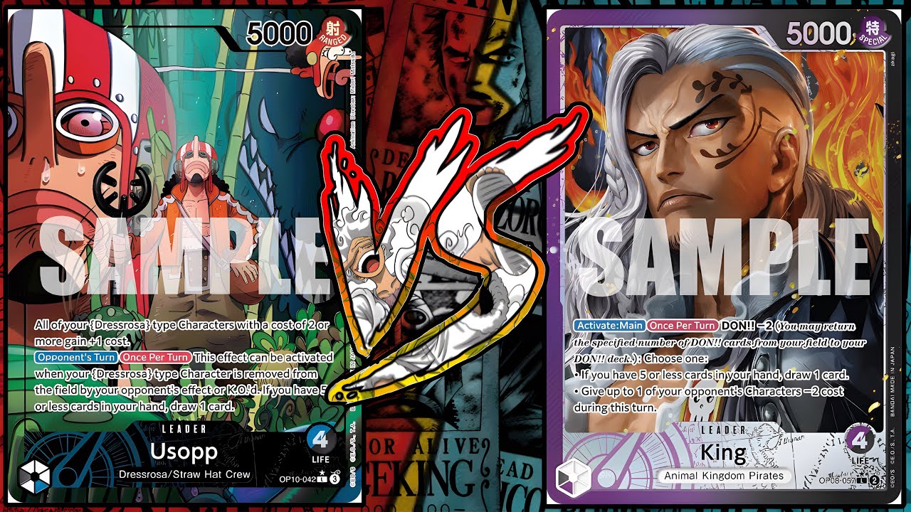 Usopp VS B/P King | One Piece TCG | OP10 Tournament Gameplay