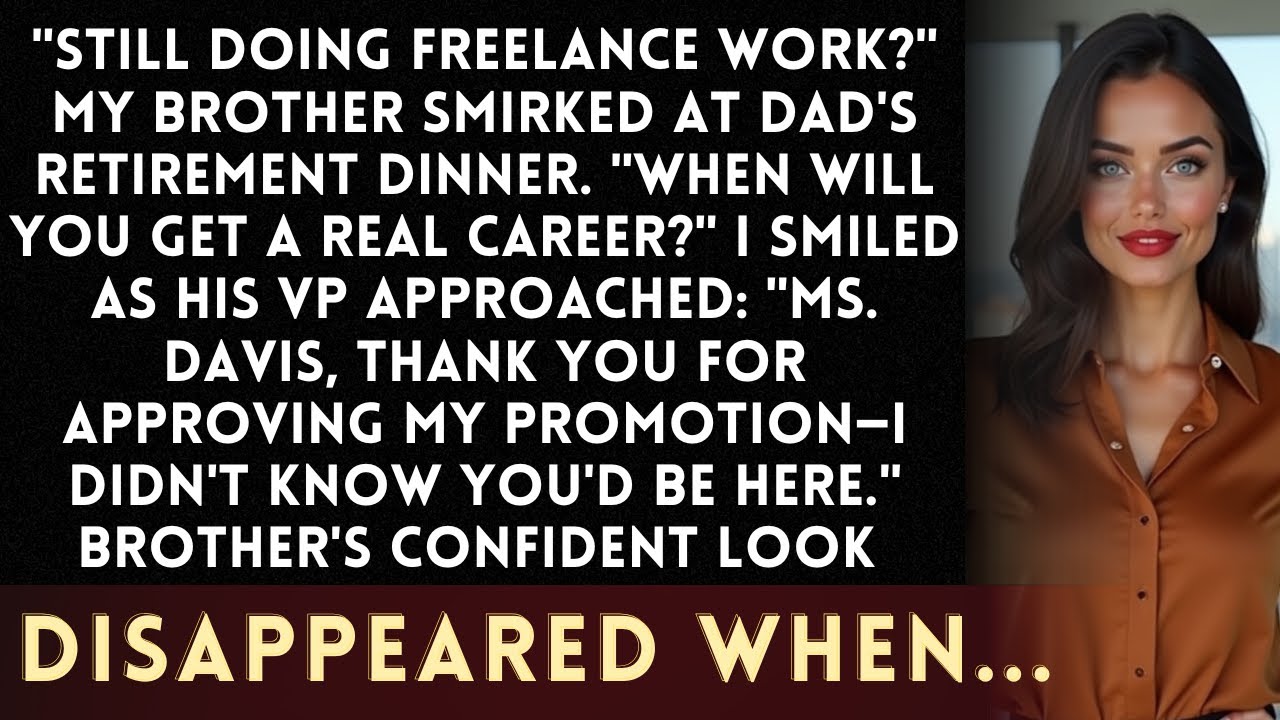 Вечеринка по случаю выхода отца на пенсию: брат сказал: «Найди себе нормальную работу» — его нача...