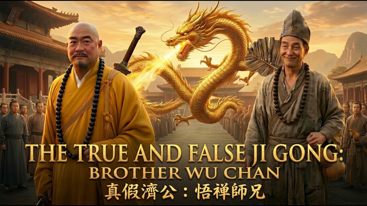 The True and False Ji Gong: Brother Wu Chan 真假濟公之- 悟襌師兄 #grokai #googleflow #gemini