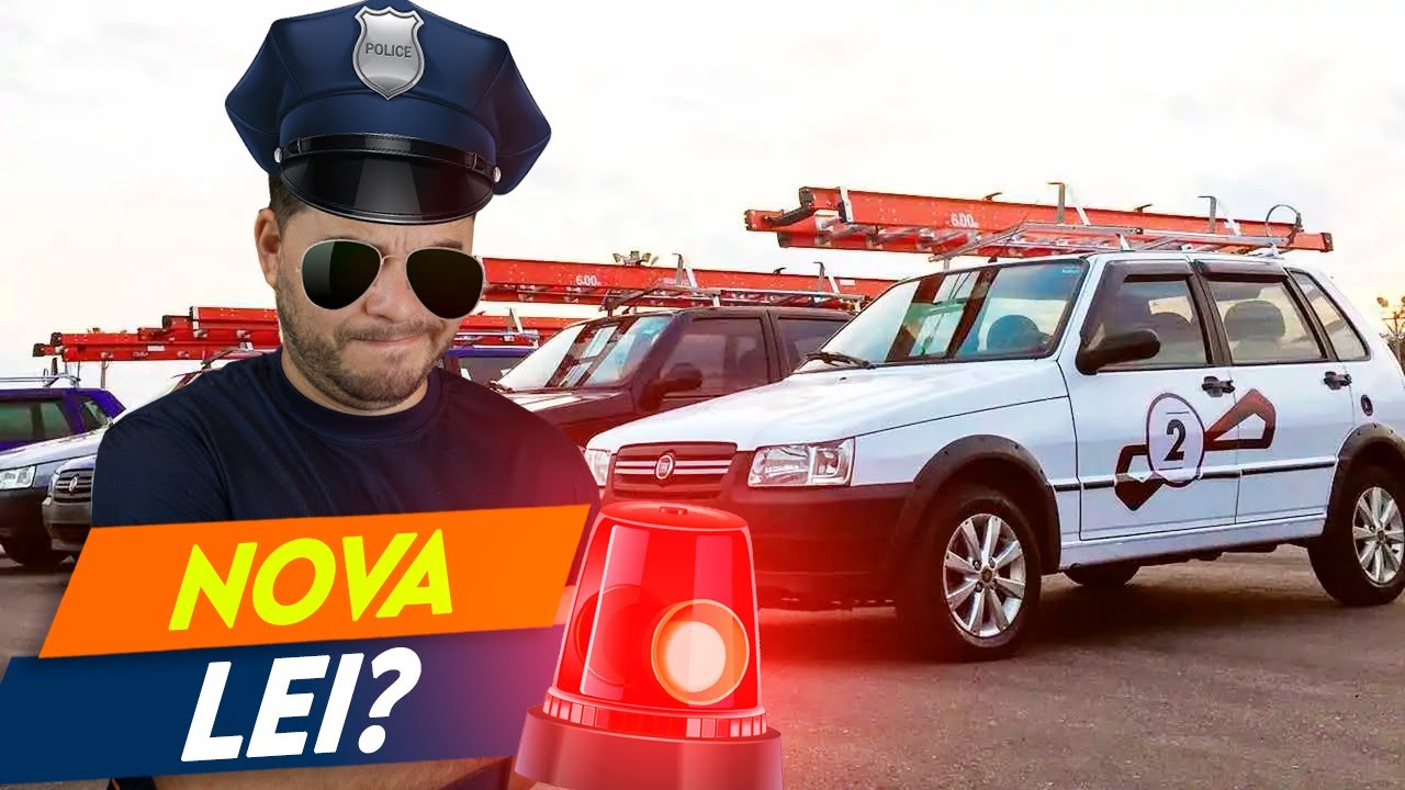 TRANSPORTAR escada no TETO da MULTA? 🤔😧