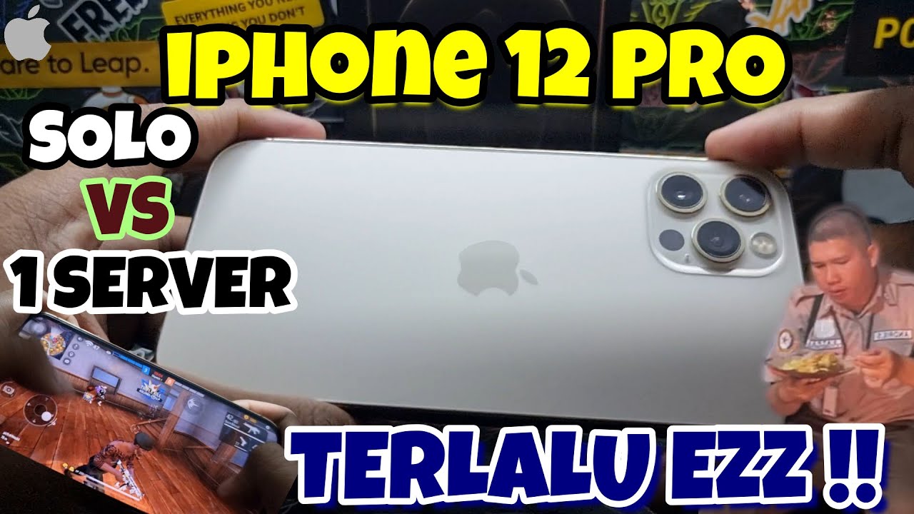 iPhone 12 Pro 256GB Gameplay Test Free Fire Max || Handcam || A14 Bionic (5 nm) || Li-Ion 2815 mAh