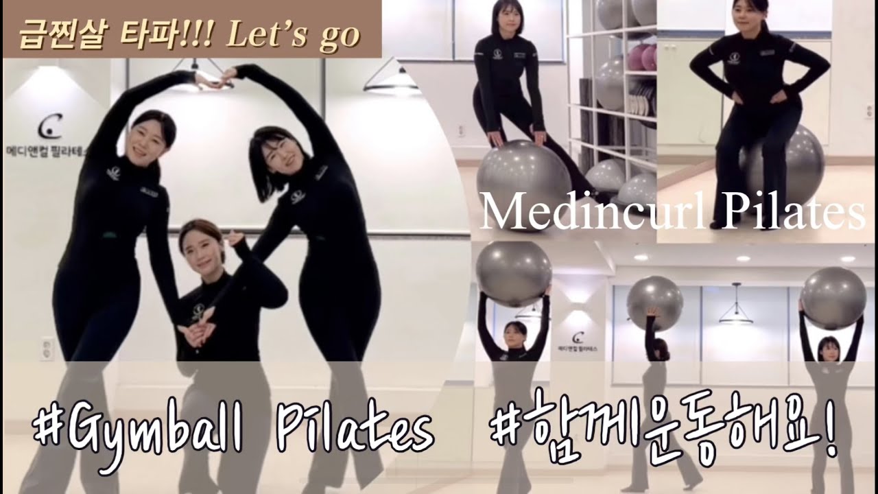 [간단한 10분! 짐볼운동] 급찐살 타파! 함께 운동해요!