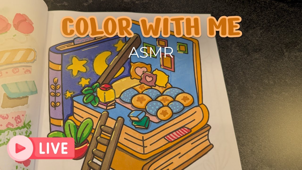 Cozy Coloring with Ohuhu markers 💞 | Livestrem (ASMR)