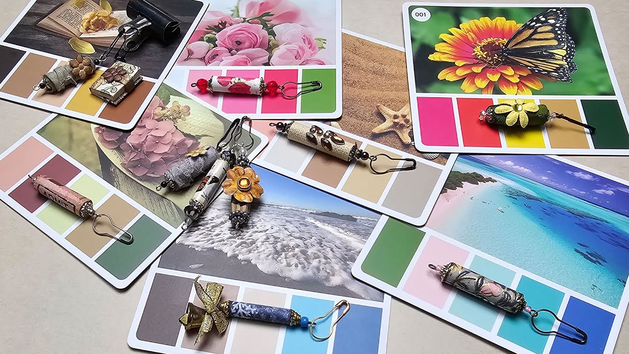 Simple method for making Paper Beads| Plus 10 embellishment ideas