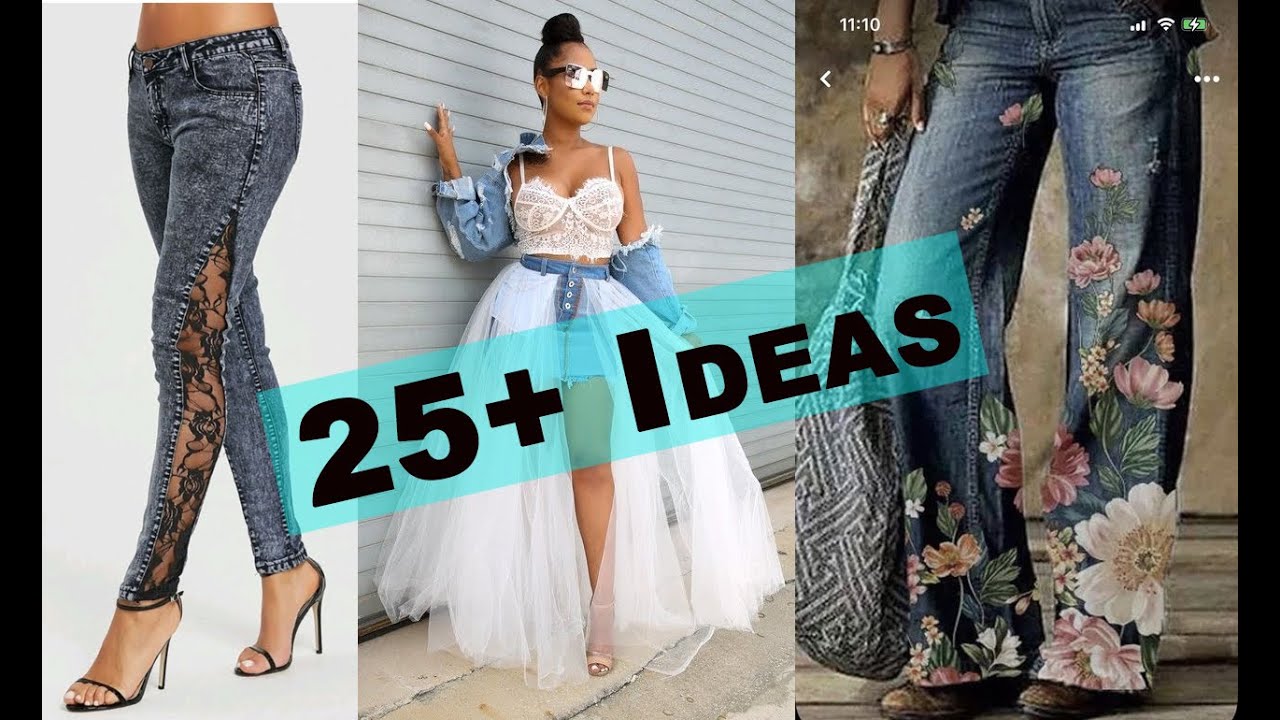 EASY WAYS TO UPCYCLE OLD JEANS | CREATIVE IDEAS FOR OLD JEANS