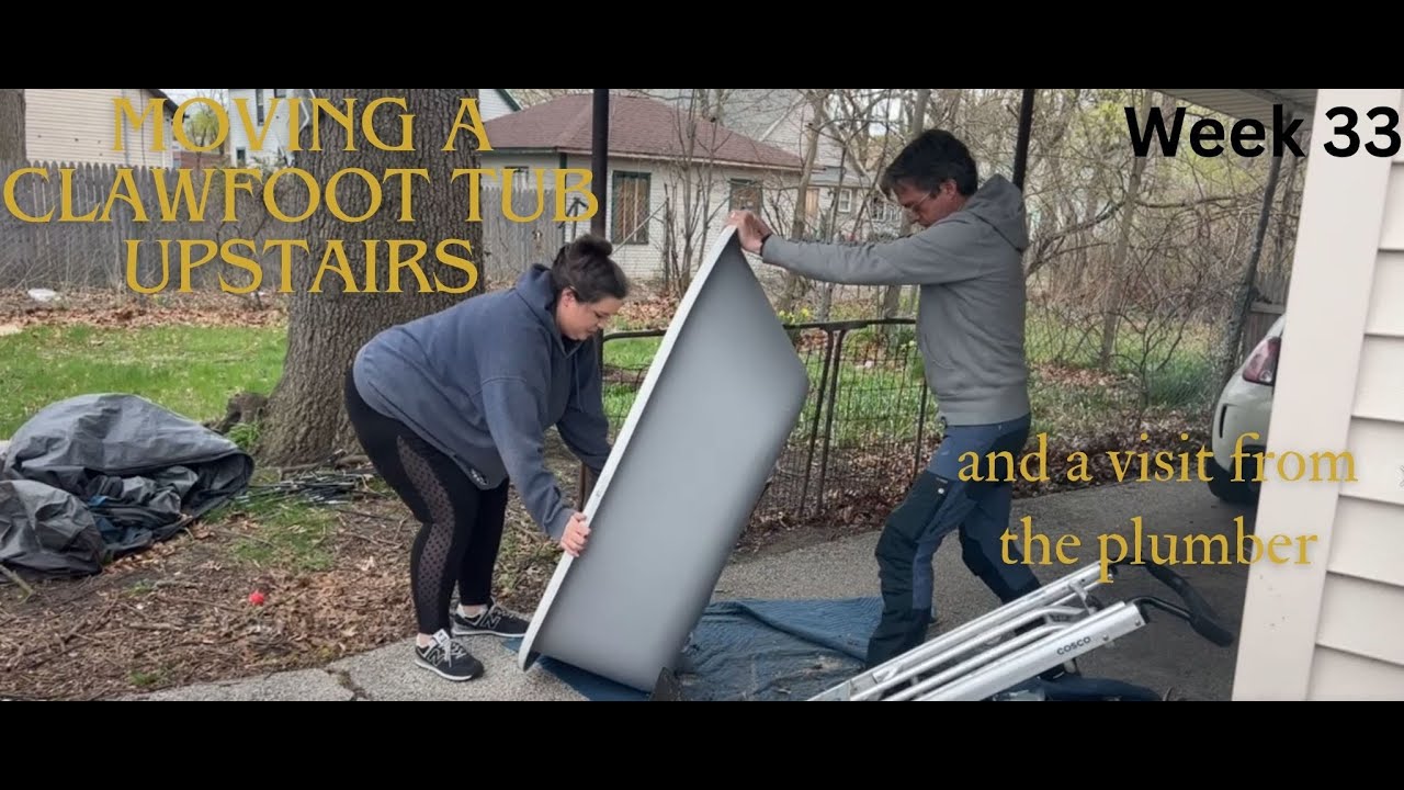 One Woman Renovation | Plumber Visit, Clawfoot Tub Moved, Faulty Fittings Fixed | Week 33