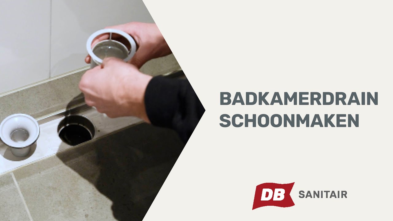 Hoe maak ik mijn badkamerafvoer schoon?