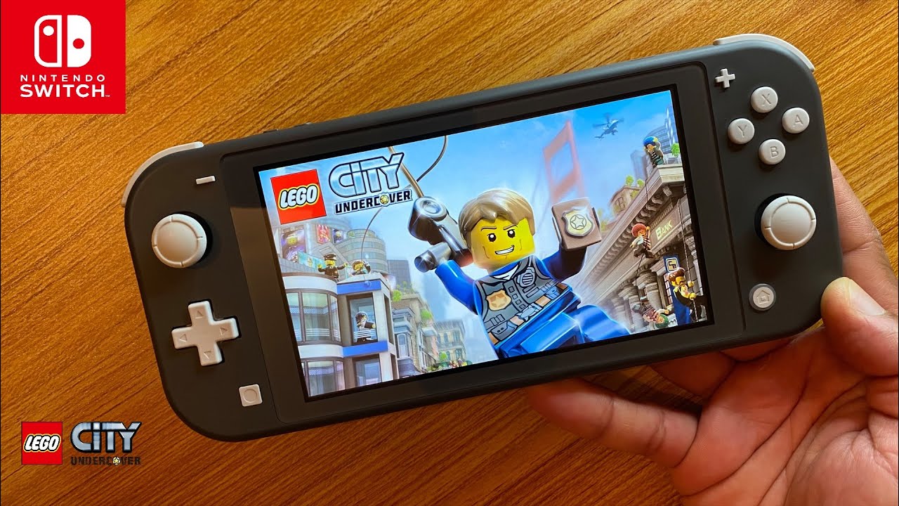 Lego City Undercover Nintendo Switch Lite Gameplay