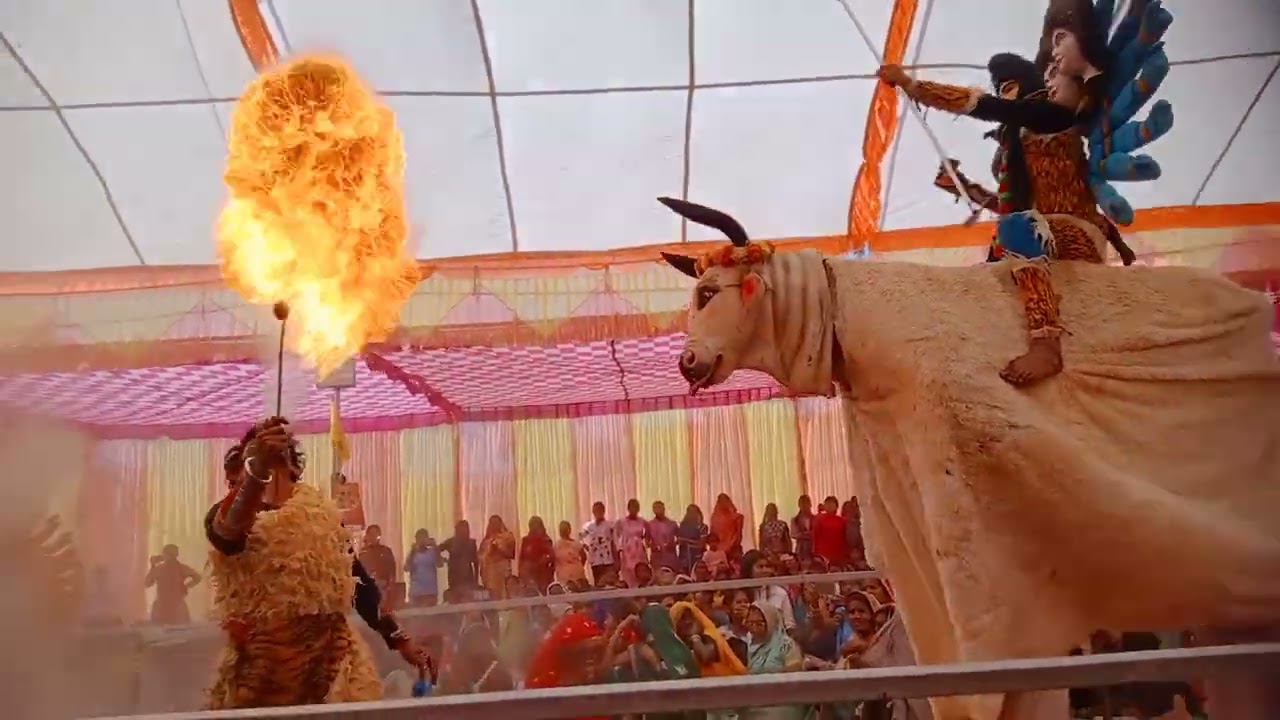 जय मां आदिशक्ति नव दुर्गा जस झांकी परिवार ग्राम बिड़ौरी जिला के.सी.जी. #प्रतियोगिता #जस #झांकी