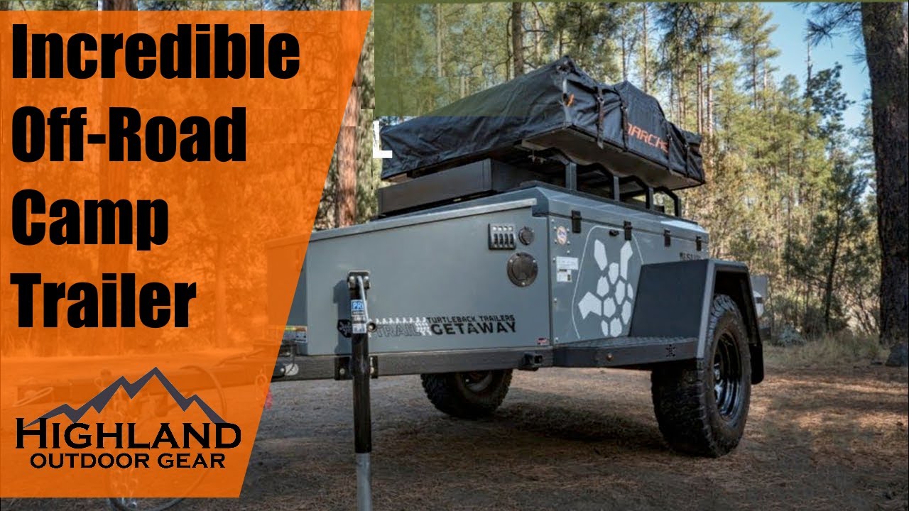 Incredible Compact Off-Road Camper Trailer by TurtleBack Trailers for 2020