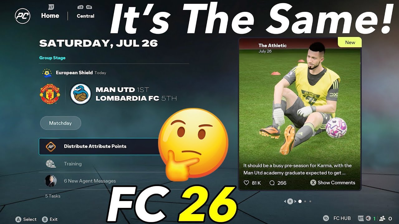 I PLAYED FC 26 PLAYER CAREER MODE&hellip; Good or Bad? 🤔