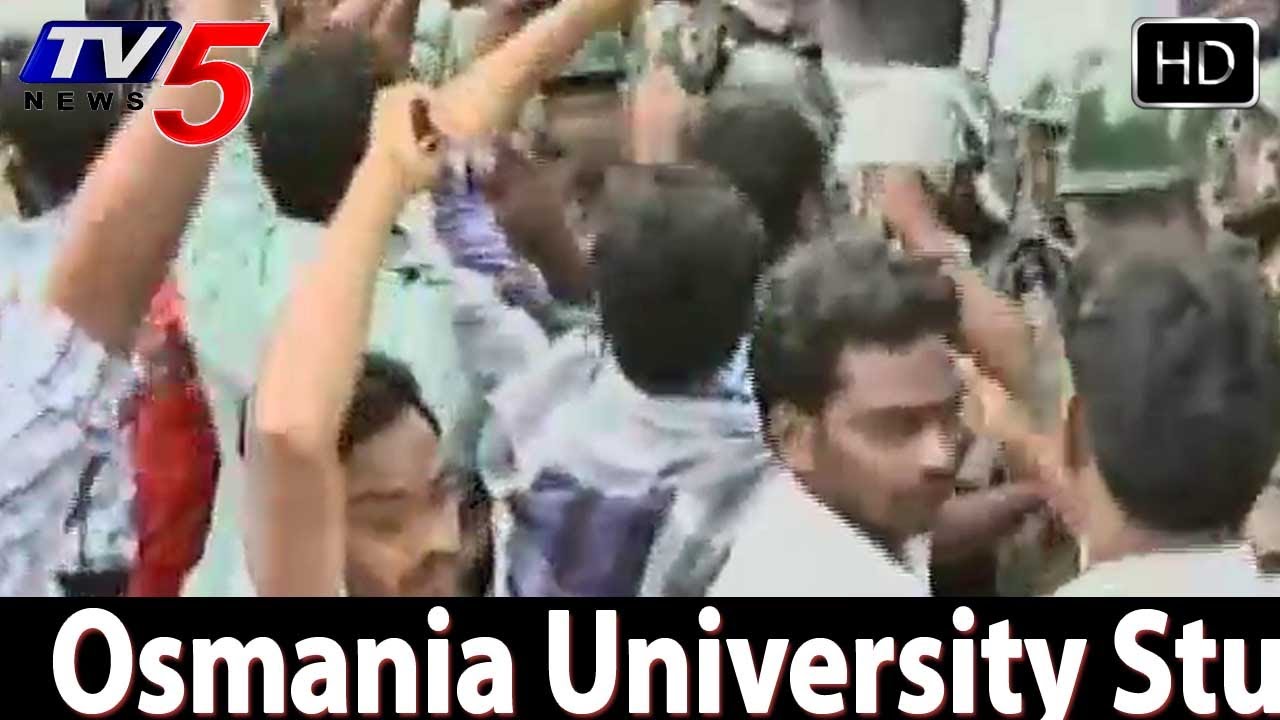 Osmania University Students Protest Against AP NGOs  -  TV5