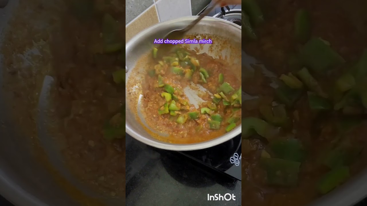 Panner Simla mirch curry❤️#trendingshorts#foodie#food#recipe#cooking#foodielover#viralshorts#love
