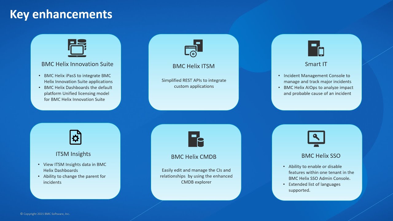 BMC Helix ITSM 21.3 Что нового