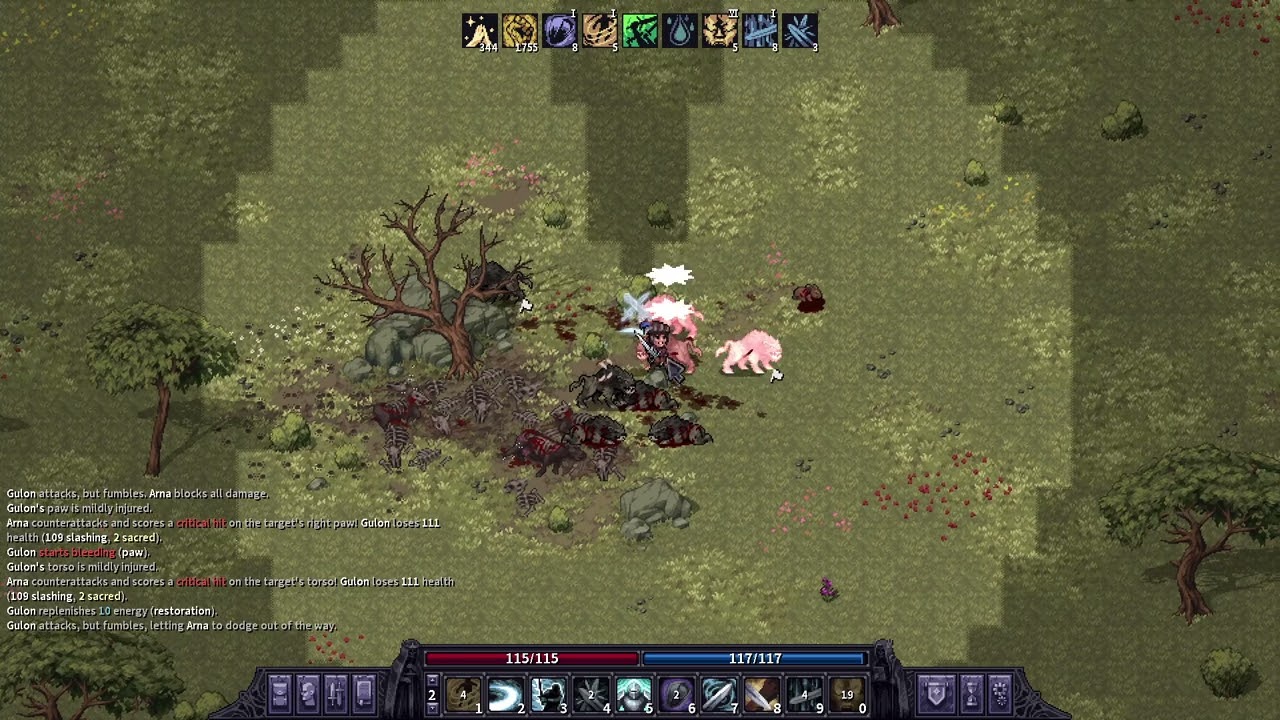 Stoneshard - Arna vs 9 Gulon