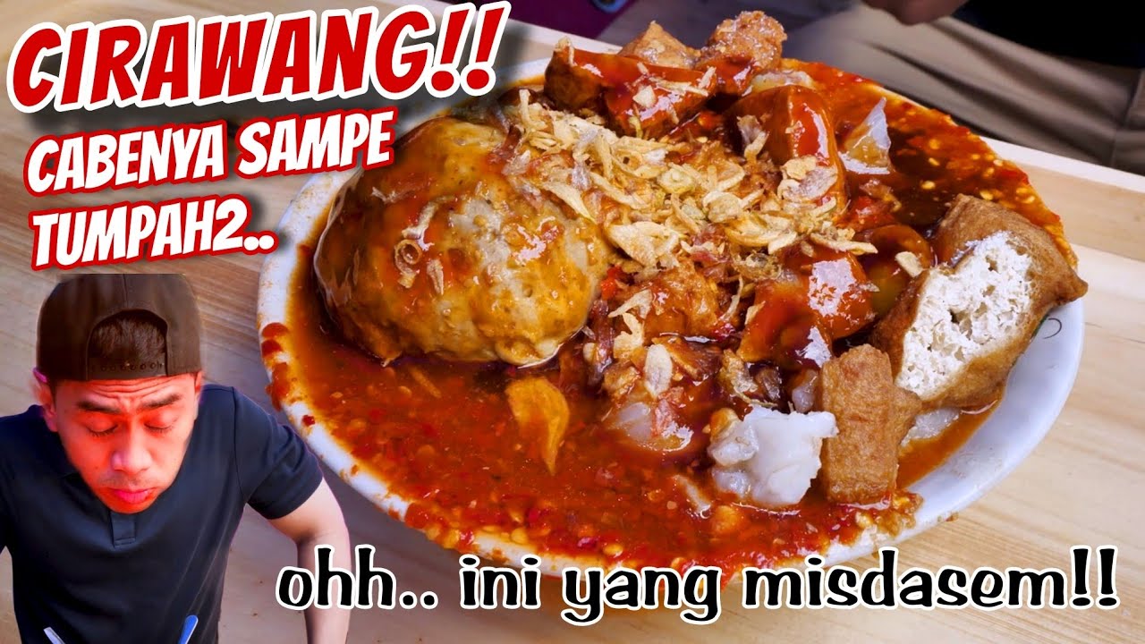 MAKAN CIRAWANG TERPEDAS!! CABENYA SAMPE TUMPEH2...