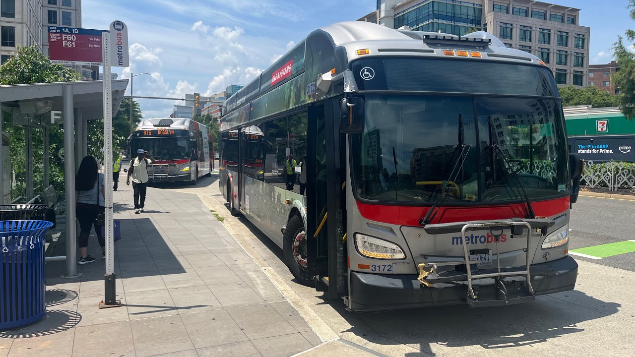 Wmata MetroBus 3000 Series Ride, #3172, Route: F60, Ballston-MU to Fair Oaks Mall