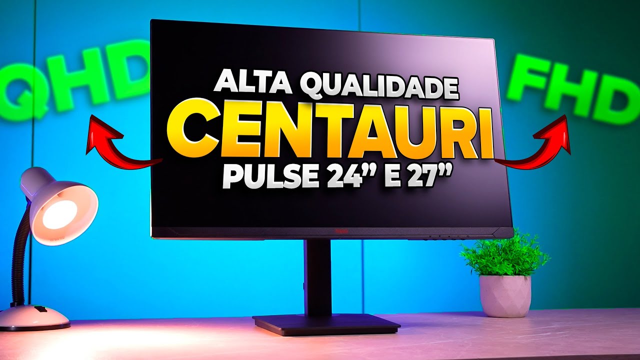 Impressionou! Unboxing Monitores Pichau Centauri Pulse 27 QHD e Pulse 24 FHD 165Hz 1ms