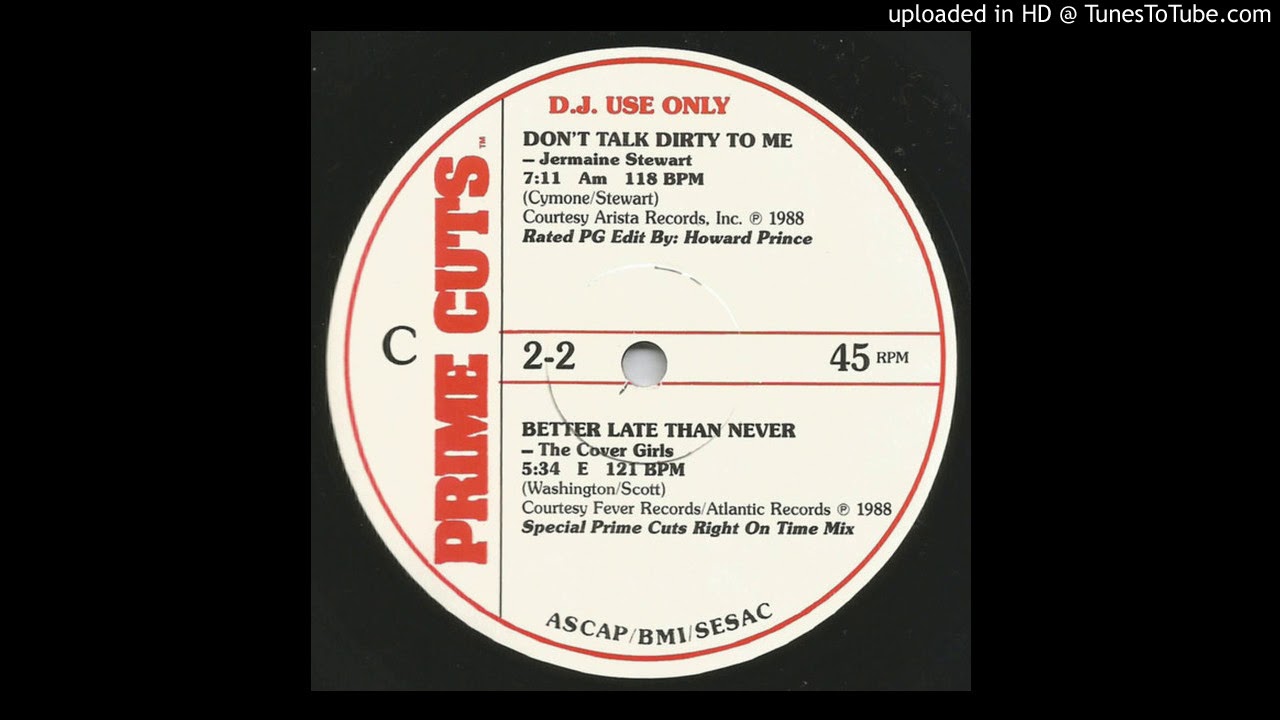 Jermaine Stewart - Don't Talk Dirty To Me (Prime Cuts Version)