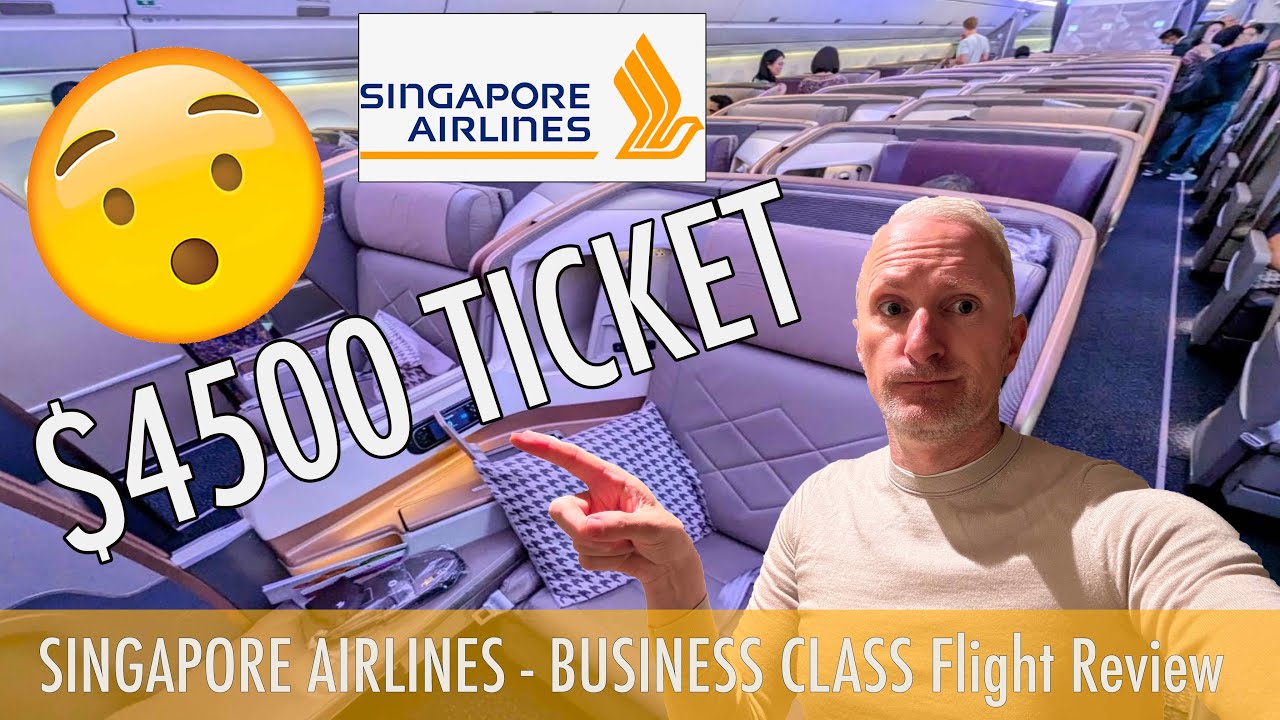 Я летаю бизнес-классом в ЛУЧШЕЙ В МИРЕ авиакомпании на самолете Singapore Airlines A350 и заплати...