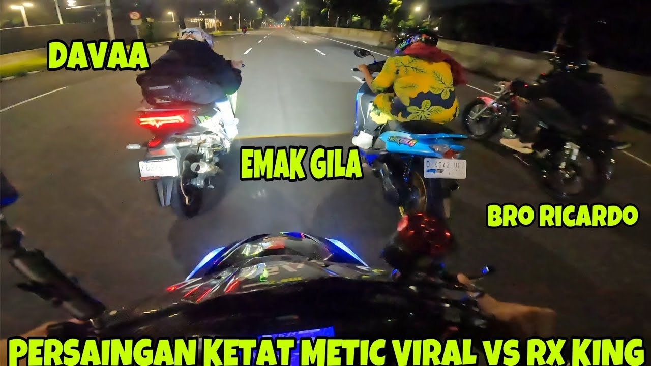 NR JAKARTA‼️MIO EMAK GILA vs AEROX PAROPO vs VARIO DAVA vs RX KING