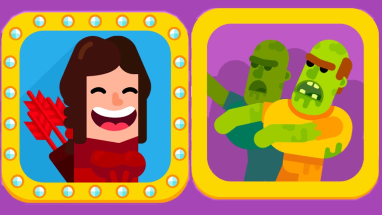 Bowmasters Zombie Days | Hunger Girl ate Zombies
